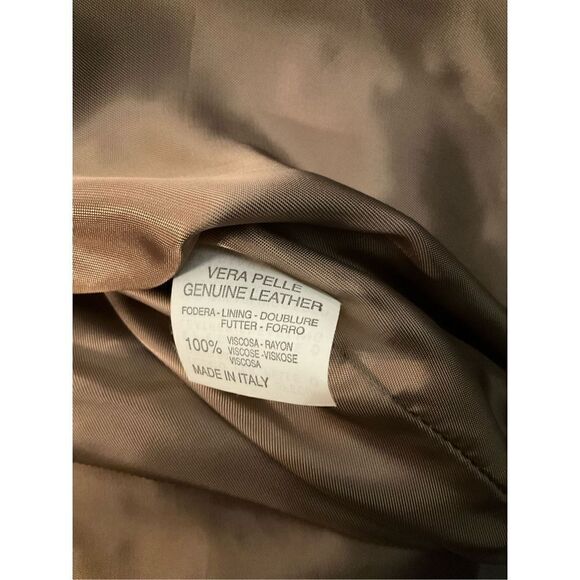 Michaelangelo size 50 (XL) leather jacket vintage - Picture 9 of 10